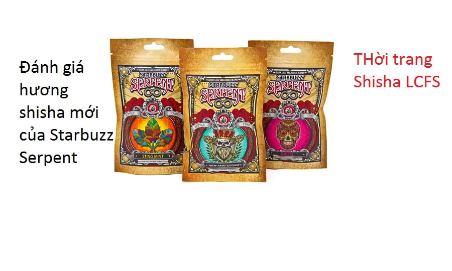 Chất lượng mùi thơm và khói nhiều hay ít của Starbuzz Serpent đang được rất nhiều khách hàng của LCFS quan tâm